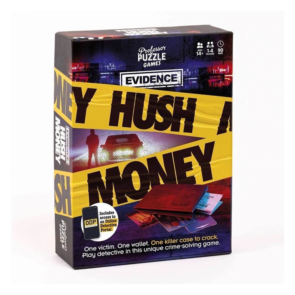 Hush Money Game - Black and Yellow